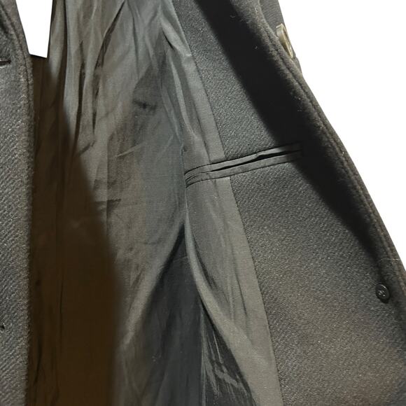 Everlane The Italian ReWool Cocoon Coat Heathered Black Women 12 NWT Button - Picture 8 of 11